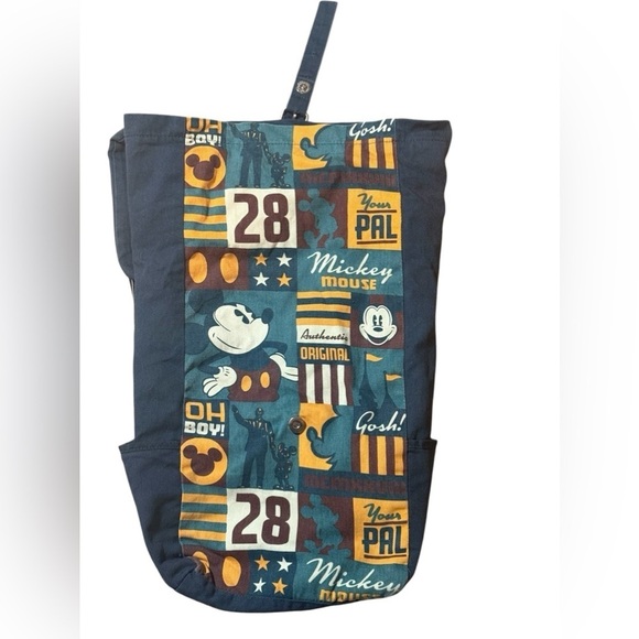Authentic original Walt Disney World Parks Mickey Mouse Backpack Oh Boy Oh gosh - Picture 2 of 10